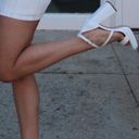 Heels Chunky White Size 8.5 Photo 1