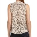 Joie  Corie Leopard Print Sleeveless Silk Tank Blouse Size Medium Photo 1