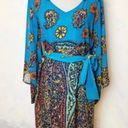 Anthropologie Blue Floral Boho Dress  Photo 2