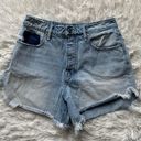 Good American Jean Shorts Light Wash Size 4 Photo 0