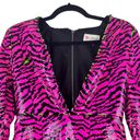 L'ATISTE L’ATISTE Small Sequined Animal Print Neon Reversible Dress Barbie Halloween S Photo 2