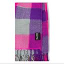 Kirra Hot Pink & Purple Plaid Scarf 🧣 From Pac-sun / One size Photo 1