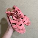 Comfortview  Felipa pink suede strappy sandals heels Photo 1