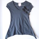 Romeo + Juliet Couture  Blue Tee Shirt Top Photo 2