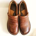 Born concept B.O.C.  Peggy Clogs Brown Leather Sz 9 Photo 2