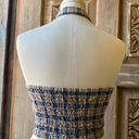 Arizona Jean Company Arizona Blue Tan Plaid Button Up Halter Top Size Small Photo 5