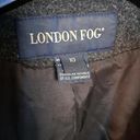 London Fog  100% Wool‎ Gray Pea Coat Size 10 Photo 2