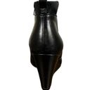 Bella Vita DERYN Womens US 9 Black Leather Wedge Ankle Boot 50-6172 BRAND NEW Photo 3