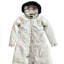 The North Face Women’s  Cream Hyvent Down Parka Faux Fur Hood size Small Photo 2