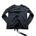 Lululemon  Tied To You Wool Sweater Black Size 6 Photo 3