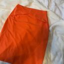 Micas Orange Cropped Top And Skirt Photo 3