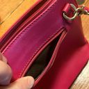 Vera Pelle  | Pink Small Crossbody Bag Purse One Size Made In Italy Photo 4