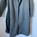 Vince  Grey Wool Belted Wrap Coat Size: XS Photo 9