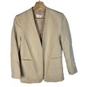 Mango MNG  Cream Clasp Front Blazer Jacket 4 Photo 0