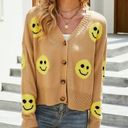 Pink Lily Smile Babe Knit Button Front Cardigan Photo 1