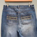 St. John  Straight Leg Embellished Jeans 8 Photo 5