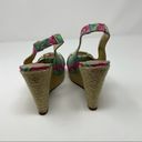 Harper Elaine Turner  Batik Print Wedge Sandals Size 6.5 Photo 4