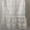 Alexis  White Floral Lace Blouse Size: XS Photo 2