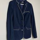 Love moschino  Navy/White Trim Blazer Photo 1