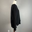 Sweaty Betty  Womens After Class Longline Sweatshirt Size XL Black Cotton Modal Photo 5