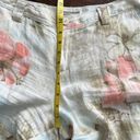 Tommy Bahama  women’s linen cargo pants Size 8 Pastel floral Wide leg Flowy Beach Photo 5