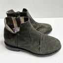 Kelsi Dagger  Boots Women Size 5 Olive Suede Latch  Ruched Ankle Booties NEW Photo 2