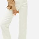 Everlane NWT  The Straight-Leg Crop in Bone - Size 00 Photo 0