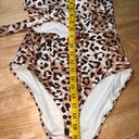 Aerie One Piece Full Coverage Swimsuit Animal Print Medium BNWTS $59.96 Photo 9