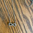 infinity Necklace 14k White Gold Photo 4