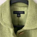 Banana Republic  Spring Green Fitted Button Front Tweed Pea Coat Jacket sz Small Photo 1