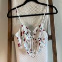 LF NWOT Millau from  cherry print cropped top Photo 0