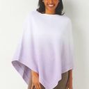 Barefoot Dreams  Cozychic Ultra Lite Ocean Breeze Violet Ombré Poncho one size Photo 1