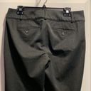 The Loft Women's Ann Taylor Charcoal Gray Marissa Straight Trousers Size 6 EUC #6337 Photo 4