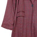 Sanctuary  Womens L Catalina Notch Lapel Plaid Print Coat NEW Photo 6