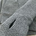 Sweaty Betty  Restful Boucle Knit Sweater Full Zip Jacket | Charcoal Grey | US 14 Photo 7