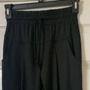 Zyia  Active Joggers Size Small Black With Drawstring And Pockets Photo 2