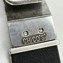 Chico's  Vintage Studded Silver Tone Stretch Belt Size Small S Medium M Womens Photo 7