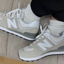 New Balance  574 Sneaker (Women) in Nimbus Cloud/ White Size US 10 Photo 4