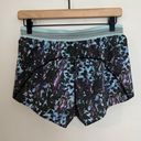 Lululemon - Split Second Short Floral Sport Tranquil Blue Multi Athletic Running Photo 4