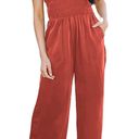 Amazon Rust One Shoulder Jumpsuit Photo 0