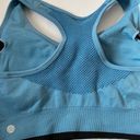 Zella  blue mesh detail sports bra size small Photo 2