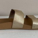 REEF  Womens Cushion Vista Gold Lightweight Slide Sandals Size 9 Slip On Comfort Photo 4