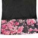 Blossom Christian Dada Womens Black Silk Blend Cherry  Trim Top Size 46 Photo 5