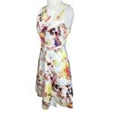 Hunter Bell Anthropologie‎  New York Kukka Tea Sleeveless Watercolor Dress Size 4 Photo 5