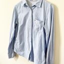 Tommy Hilfiger  Blue Button Down Business Casual Long Sleeve Blouse Size 6 Photo 5