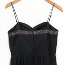 Oleg Cassini OC by  Black Tulle Beaded Trim Cami Strap Midi Dress size 8 NWT Photo 4