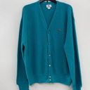 Lacoste Vintage izod  cardigan Vintage unisex size XL Photo 0