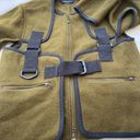 3.1 Phillip Lim  wool Long Sleeve Zip Jacket With Belt Green Olive Retal $690+ L Photo 5