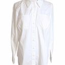 Draper James NWT  Bessie white lace trim button down shirt Sz 4 Photo 0