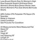 Lane Bryant  Shorts Size 24 Women's High Rise Essential Stretch Girlfriend Short Women's Shorts  Photo 4